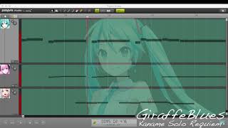 【初音ミク】Giraffe Blues Kaname Requiem ワルキューレ Walkure HatsuneMiku Vocaloids Dictation 耳コピ [upl. by Gherardi]