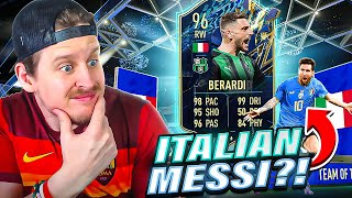 THE MOST OP TOTS CARD 96 TOTS Berardi Review FIFA 22 Ultimate Team [upl. by Eiramik]