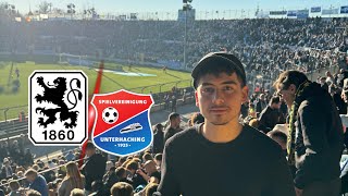 PokalDerby 🏆🔥  TSV 1860 MÜNCHEN vs SpVgg UNTERHACHING  Stadionvlog [upl. by Novert]