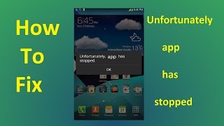 Unfortunately app has stopped Fix  Howtosolveit [upl. by Gretchen142]