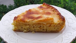 ΜΑΚΑΡΟΝΟΠΙΤΑ της Γκόλφως θα την αγαπήσετε Pie with spaghetti and cheese [upl. by Eybba959]