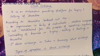 Stock exchange meaning and types of operators in stock exchange class 12 business studies [upl. by Richlad]