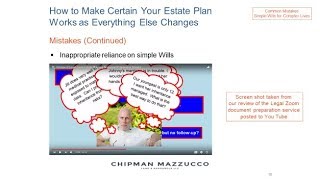 How to Make Certain Your Estate Plan Works as Everything Else Changes Seminar 2017 [upl. by Asiela184]