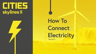 How To Connect Electricity in Cities Skylines 2 [upl. by Atiuqehc]