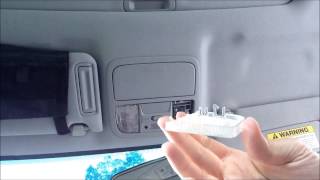 2003 Honda Accord Interior Cabin Overhead Light Bulb Replacement [upl. by Ahseikram]