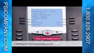 8x8 6755i VoIP Telphone Using the Corporate Directory [upl. by Leahcimdivad]