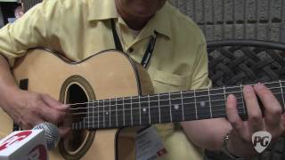 Summer NAMM 11  Gitane Guitars DG560 Nylon String Demo [upl. by Nnaeerb]