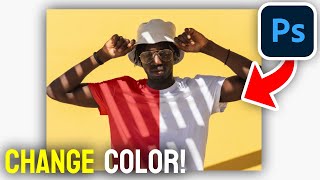 How to Change Color of Shirt in Photoshop  Full Guide [upl. by Hakim339]