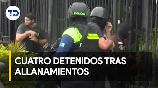 Allanamientos en Guácimo dejan cuatro detenidos por asaltos [upl. by Tenay]