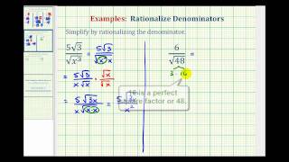 Ex 2 Rationalize the Denominator of a Radical Expression [upl. by Munafo]