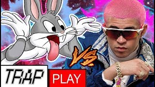 BAD BUNNY VS BUGS BUNNY Parte 2  BATALLAS VIRALES DE TRAP  ROMANOLAVOZ Videoclip Oficial [upl. by Labanna794]