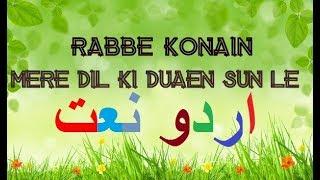 Rabe Konain mere Dil ki Dowain sun lay  Beautifull Urdu Naat  MZULOOM [upl. by Twedy]