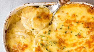 Potatoes Au Gratin creamy French Potato Bake [upl. by Ait775]