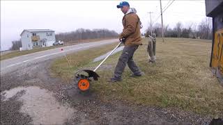 Stihl Kombi System with Power Broom  Power Sweep in action [upl. by Julietta]