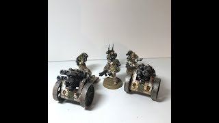 Horus Heresy Death Guard Quad Mortars [upl. by Balduin]