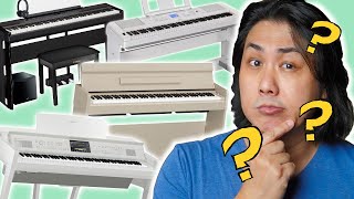 Best Yamaha Digital Pianos for Homes  Arius Clavinova DGX or PSeries [upl. by Lucius]