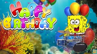 Spongebob Happy Birthday Song Nickelodeon [upl. by Philine40]