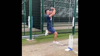 Jimmy Anderson Bowling Action Slow Motion [upl. by Nodle]