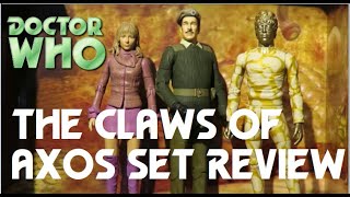 Doctor Who The Claws Of Axos Set Action Figure Review [upl. by Godewyn931]