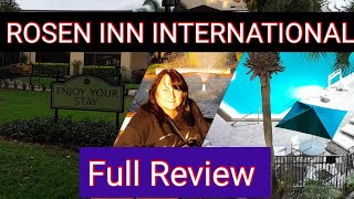 ROSEN INN INTERNATIONAL HOTEL  INTERNATIONAL DRIVE  ORLANDO [upl. by Lebaron]