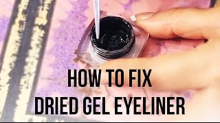 How To Fix Dried Gel Eyeliner [upl. by Eibor]