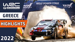 Wolf Power Stage Highlights  WRC EKO Acropolis Rally Greece 2022 [upl. by Loats569]