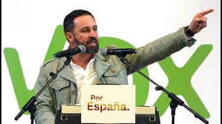 Abascal quotVamos a seguir comiendo jamón digan lo que digan los animalistas o los islamistasquot [upl. by Trev704]