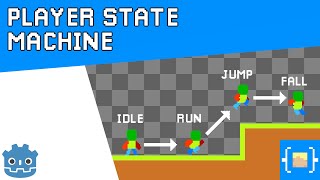 PRO PLATFORMER MOVEMENT with State Machines  Godot 4 Tutorial [upl. by Nostets]