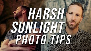 How to Take Portraits in Harsh Sunlight  5 Quick Tips [upl. by Nemzzaj]