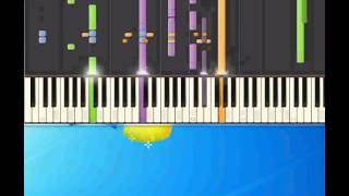 Ad ogni costo Rossi Vasco Piano tutorial by Synthesia [upl. by Fillbert]