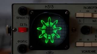 Shrooms on N313 soviet oscilloscope [upl. by Ellegna]