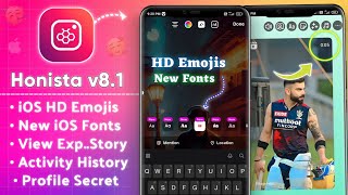 Honista v81 New Update🚀 New Features amp Settings  Honista iPhone Story Setting Honista v81 Update [upl. by Annah]