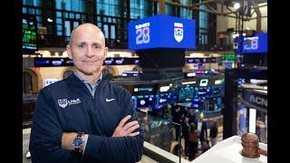 Oct 31 2023 USA Lacrosse Launches Elevate 28 During The NYSE Closing Bell [upl. by Egrog]