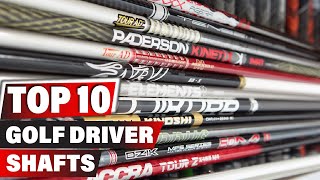 Best Golf Driver Shaft In 2024  Top 10 New Golf Driver Shafts Review [upl. by Surad904]