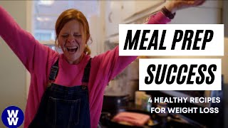 MEAL PREP WITH ME  Dinner Recipes for Weight Loss  WW  Weight Watchers [upl. by Ylloh502]