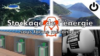 Stockage de lénergie sous forme mécanique STEP volant dinertie et air comprimé [upl. by Nahgen]