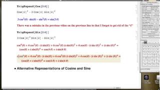 De Moivre Trig Identities Sine and Cosine in Terms of Exponentials [upl. by Nitsuga254]