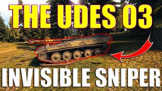 The UDES 03 INVISIBLE SNIPER  World of Tanks [upl. by Olegnaed]