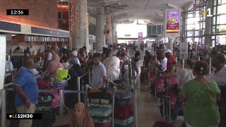 L’aéroport de La Réunion active le dispositif forte affluence dès vendredi [upl. by Irak]