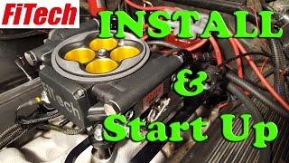 FiTech EFI8 1200 hp Install amp Start up [upl. by Juliana]