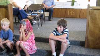 KIDS SERMON Buckhorn Pres June 30 2013 [upl. by Ihculo]