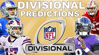 NFL DIVISIONAL PLAYOFFS SCORE PREDICTIONS 2024 👀 🔥 [upl. by Legim333]