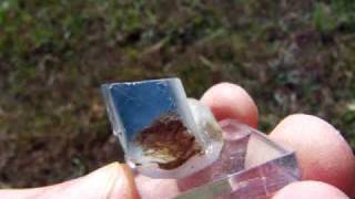 Large Blue Celestite Crystal  Travis County  Texas [upl. by Balf198]