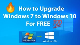 How to convert Windows 7 to Windows 10 Windows 7 to convert Windows 10 low end PC [upl. by Leissam]