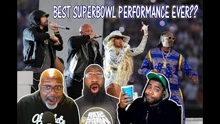 BEST EVER Super Bowl LVI Halftime Show Reaction Dr Dre Snoop Dogg Eminem Mary J Blige Kendrick [upl. by Hinman]