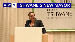 The moment Nasiphi Moya was elected Tshwane mayor [upl. by Korwun882]