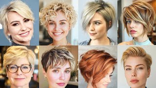 NEW FASHIONABLE HAIRCUTS FOR WOMEN FOR SHORT AND MEDIUM HAIR IN 2024 [upl. by Warila]