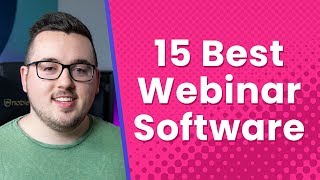 The 15 Best Webinar Software Products [upl. by Ainoda457]