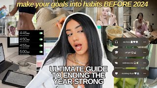 HOW TO END 2023 SUCCESSFULLY  end of year reset 2024 goal plan and new habits [upl. by Anastasia]