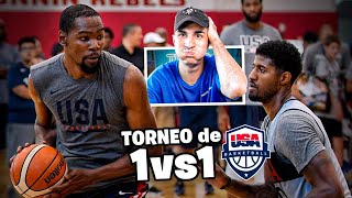 🔥TORNEO de 1vs1 entre DURANT PAUL GEORGE BOOKER y la SELECCIÓN DE USA🇺🇸 de 2013 increíble [upl. by Atinuhs839]